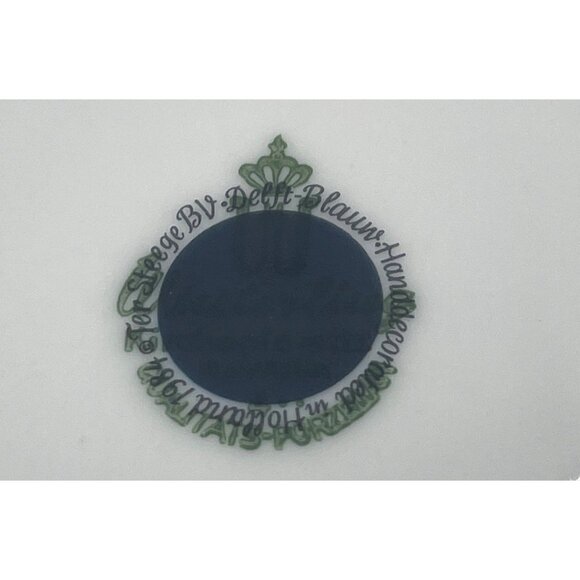 Vintage 1984 Ter Steege Delft Blue Windmill Cup & Saucer Set - Picture 4 of 5